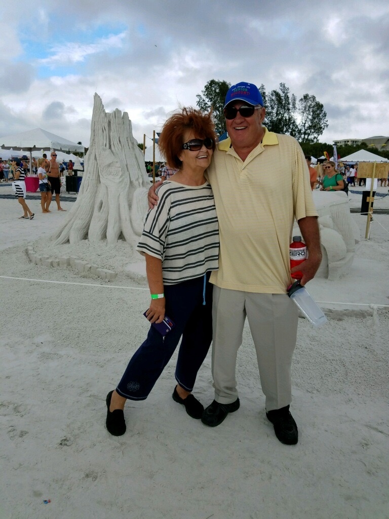 Siesta Key beach.   Spent the day with Janice and Anver Grooms, 2017 (Mark E Cromlich's Memorial)