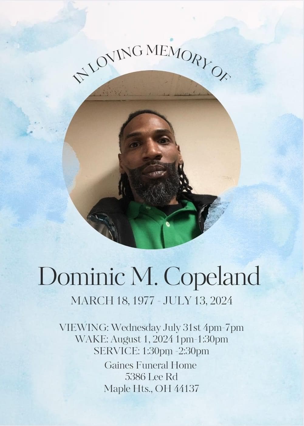 Photo of Dominic