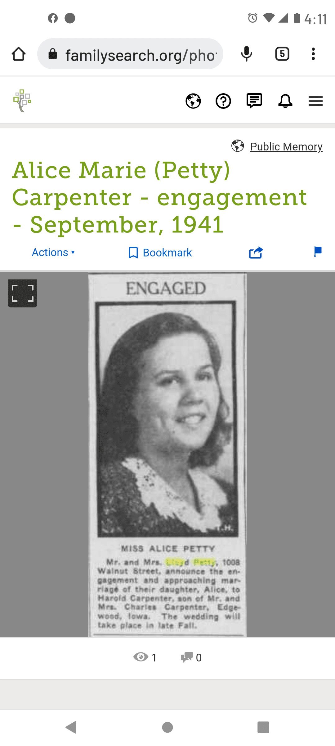 Photo of Alice