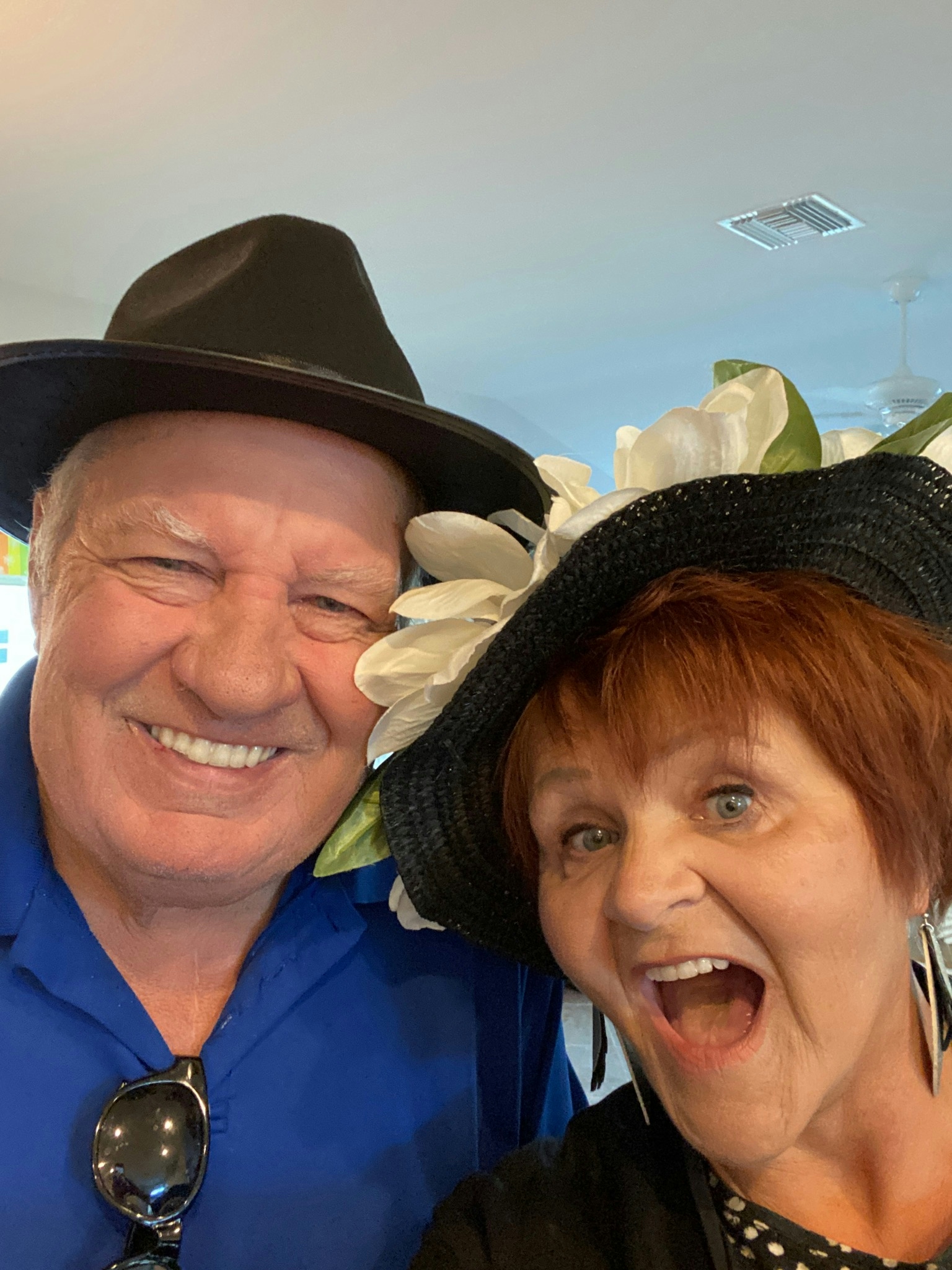 Churchill Downs party at Walt and Cyn's, May, 2022 (Mark E Cromlich's Memorial)